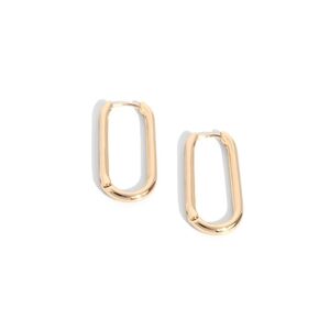 Paparazzi Chic Gold Oval Earrings Paramount Paperclips Hoop Fashion Jewelry